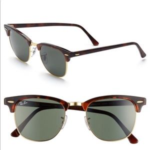 Ray Ban 'clubmaster' sunglasses